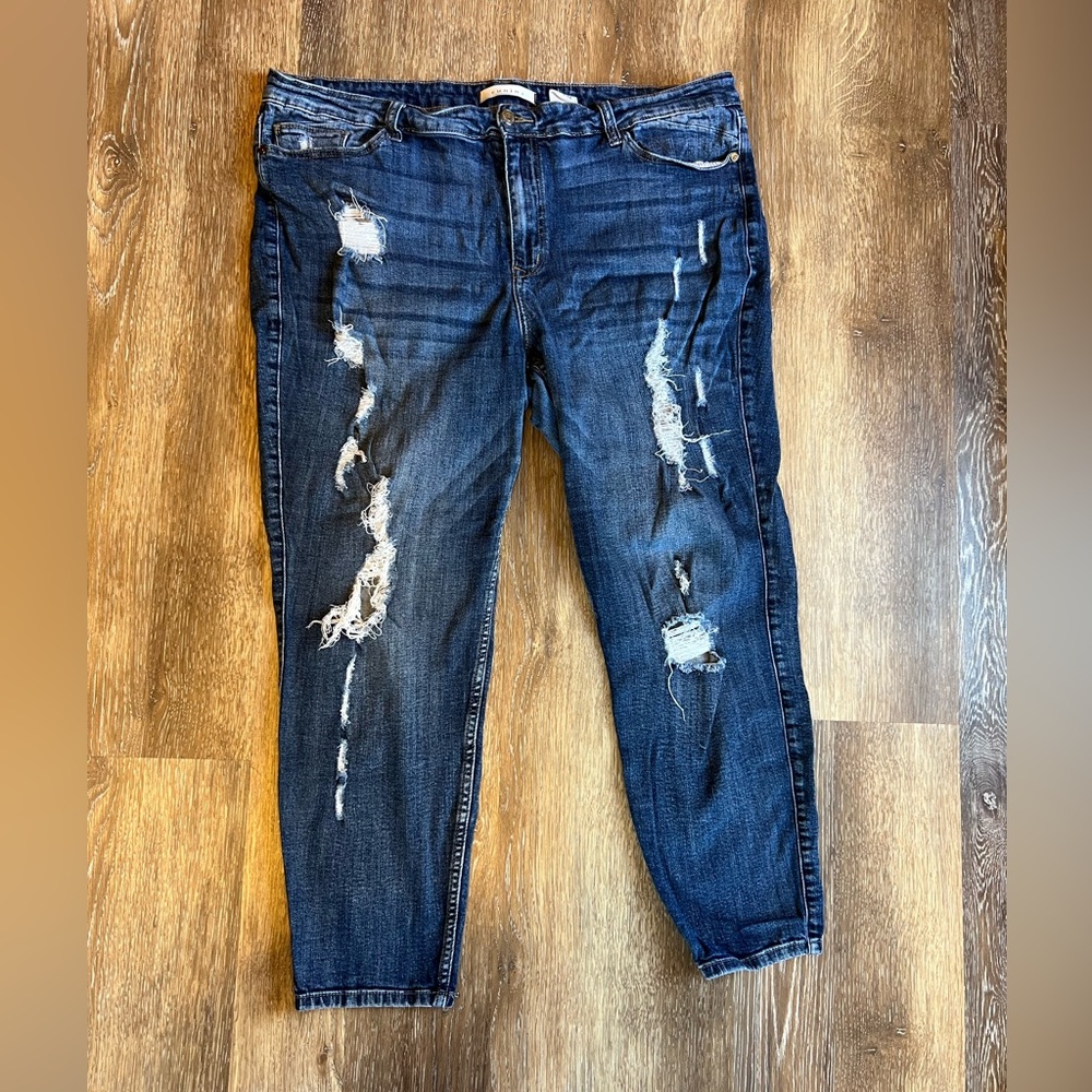 Eunina Mica Mid Rise Skinny Ankle stretch jean 3XL